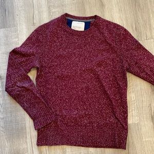 Men’s crew neck sweater - maroon small